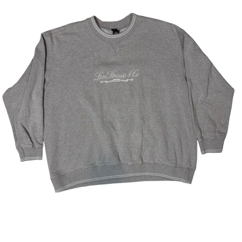 Levis‎ grey crewneck sweatshirt size